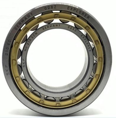 NU210ECM 20 mm largeur vitesse de rotation roulements à rouleaux cylindriques pour lubrification à l'huile 7500 R/Min