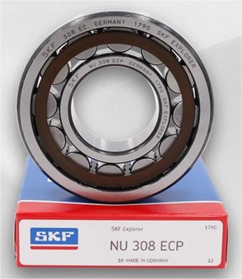 SKF NU308ECP roulement à rouleaux cylindriques P4 acier chrome de précision Gcr15 pour machines lourdes