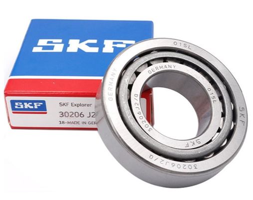17.5mm Largeur SKF 30206 roulements en acier à roulements à rouleaux coniques pour applications industrielles