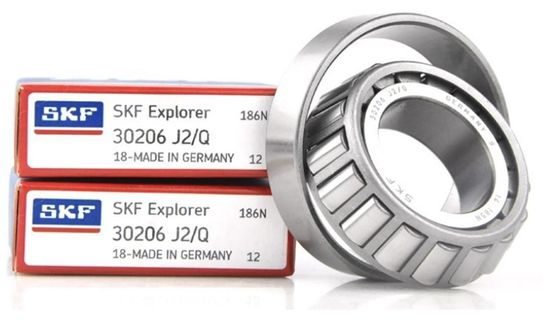 30206 Skf roulement à rouleaux coniques de 30 mm ID Séparable et en acier de roulement durable