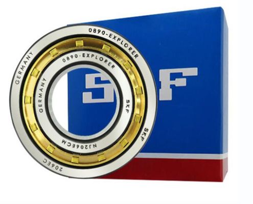 SKF NJ206EC roulements à rouleaux cylindriques à rangée unique Dimension interne 30 mm Vitesse limite de graisse 8500 tr/min pour les environnements industriels exigeants