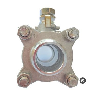 Valve à bille à moulage sous pression 304 roue bleue cœur de cuivre pour les applications de traitement de l'eau