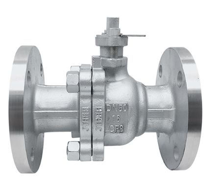 Matériel du siège de la soupape en PTFE, soupape à bille douce scellée, joint à flanc, pression 1,6 MPa